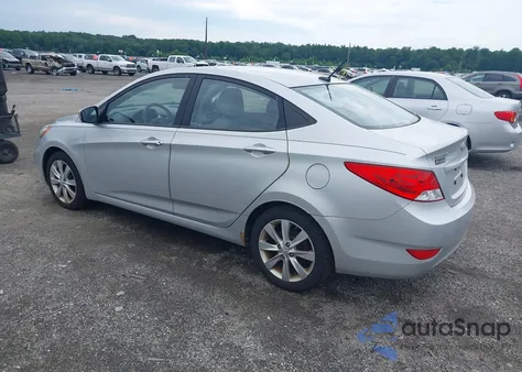 2013 Hyundai Accent Gls/Se from USA, damaged, VIN KMHCU4AEXDU451403